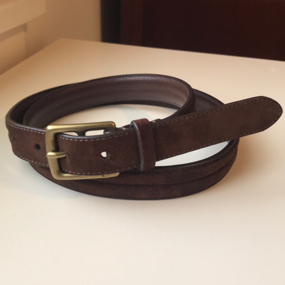 Polo Ralph Lauren brown suede belt